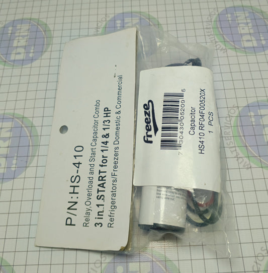 KIT DE ARRANQUE 3 EN 1 PARA 1/4HP Y 1/3HP -(DC-410 )