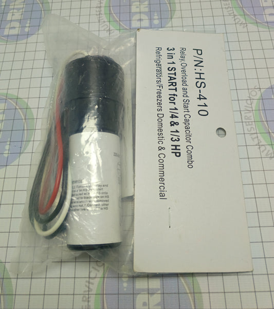 KIT DE ARRANQUE 3 EN 1 PARA 1/4HP Y 1/3HP -(DC-410 )