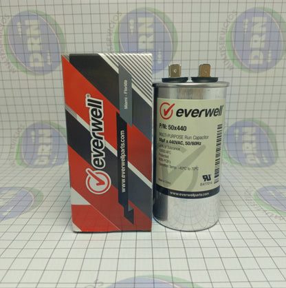 CAPACITOR 50µ MICROFARADIOS -(50X440) EVERWELL