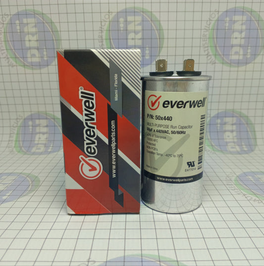 CAPACITOR 50µ MICROFARADIOS -(50X440) EVERWELL