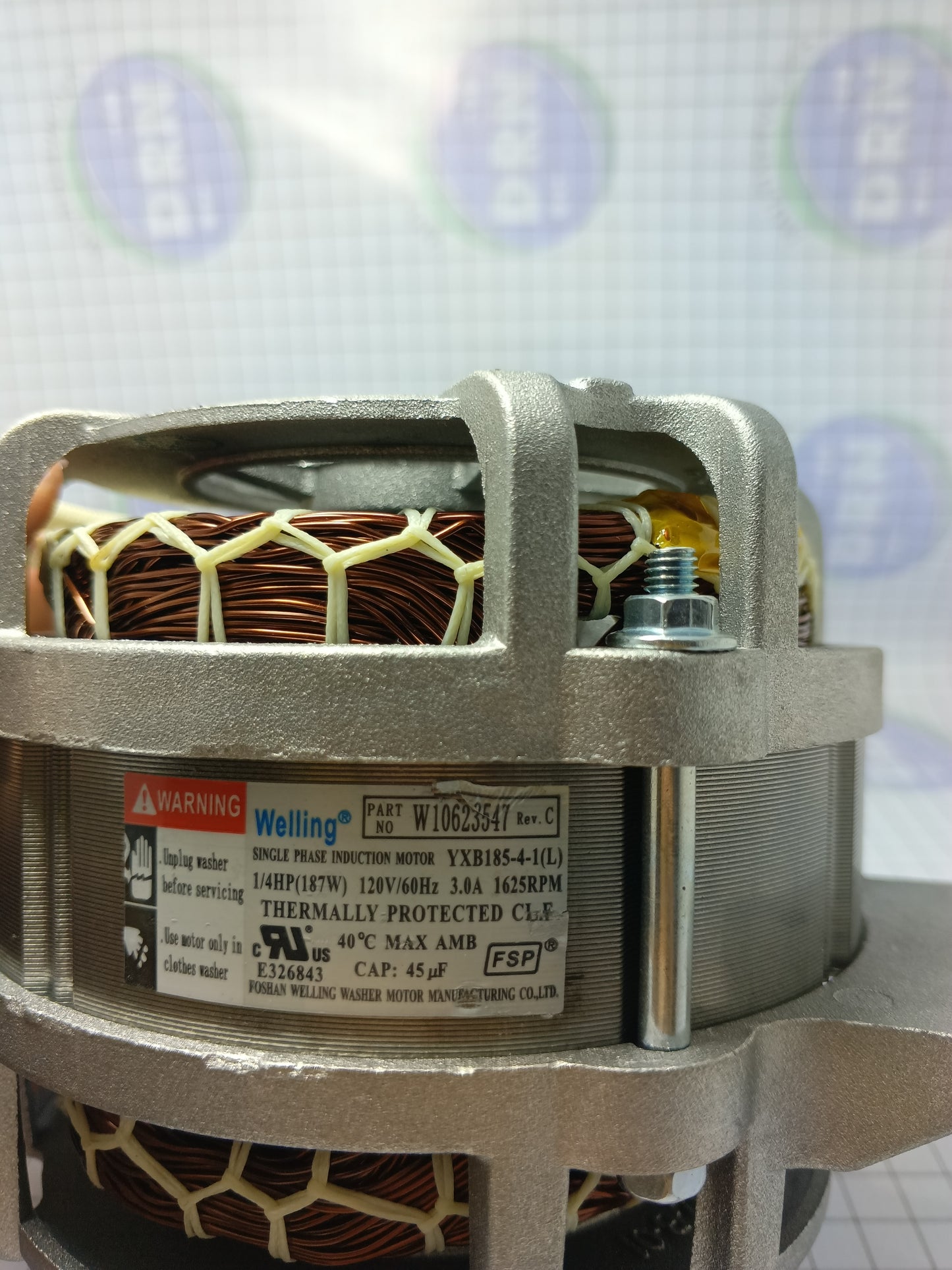 MOTOR LAVADORA WHIRLPOOL- W10890624
