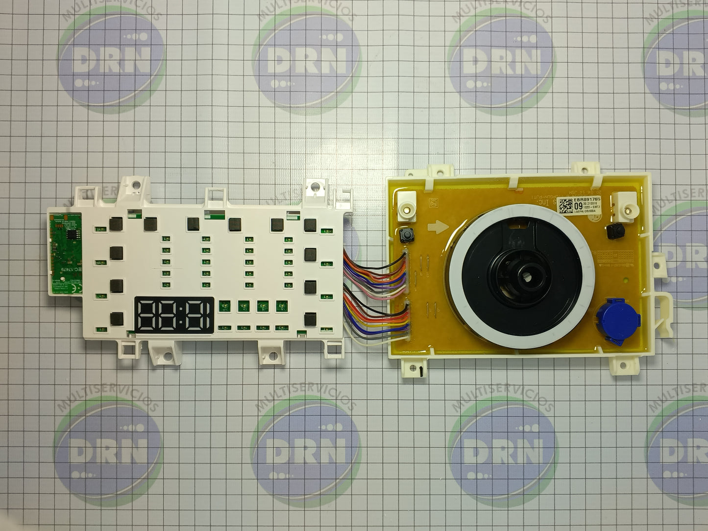 TARJETA MADRE + DISPLAY BOARD LAVADORA LG EBR891765