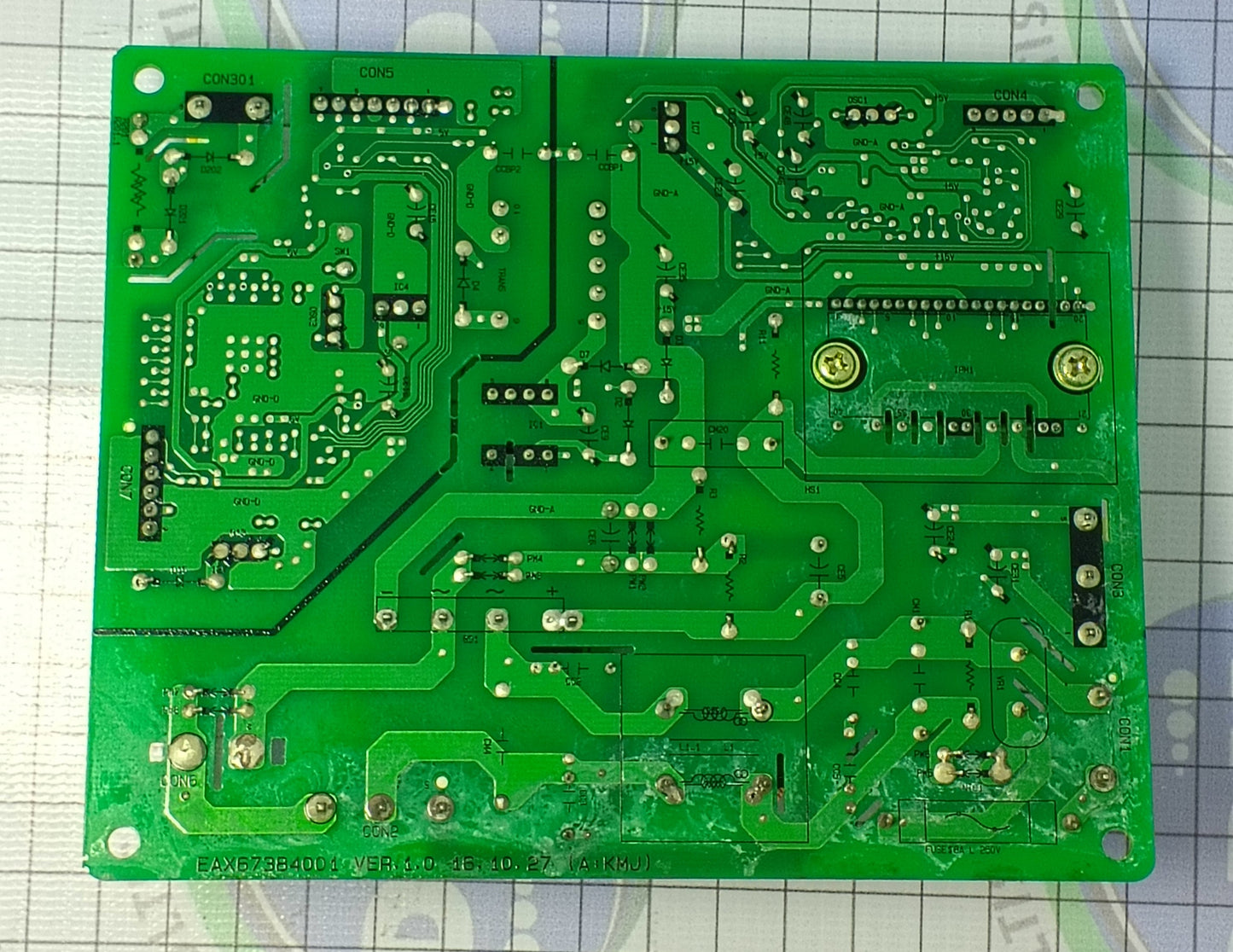 TARJETA FUENTE PCB NEVERA LG EBR83928802