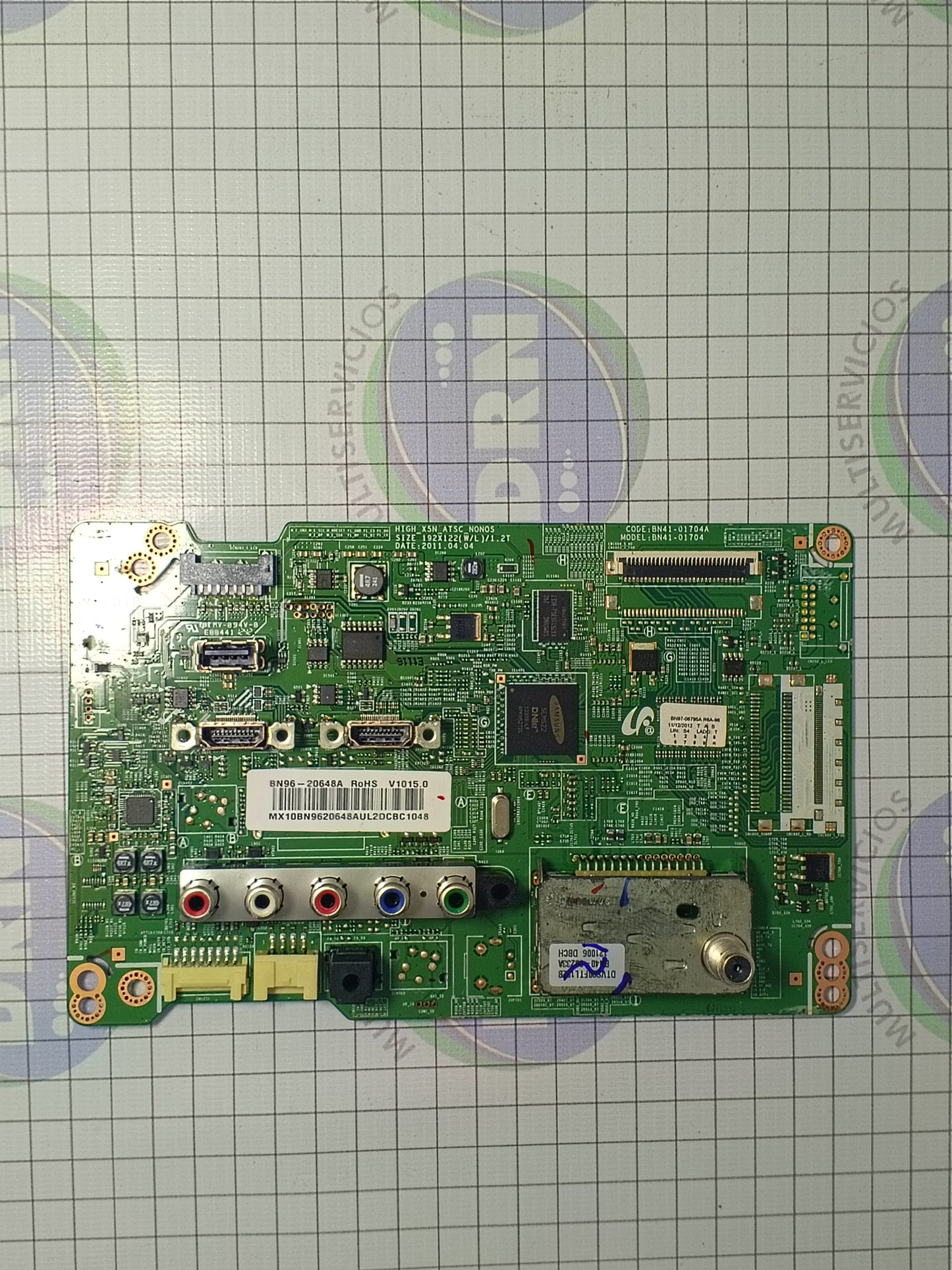 TARJETA MAIN PARA TV BN96-20648A- SAMSUNG