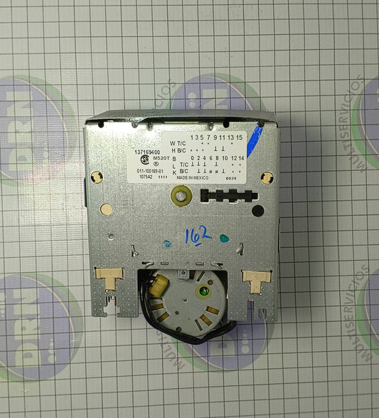TIMER LAVADORA FRIGIDAIRE MODELO- 137169400
