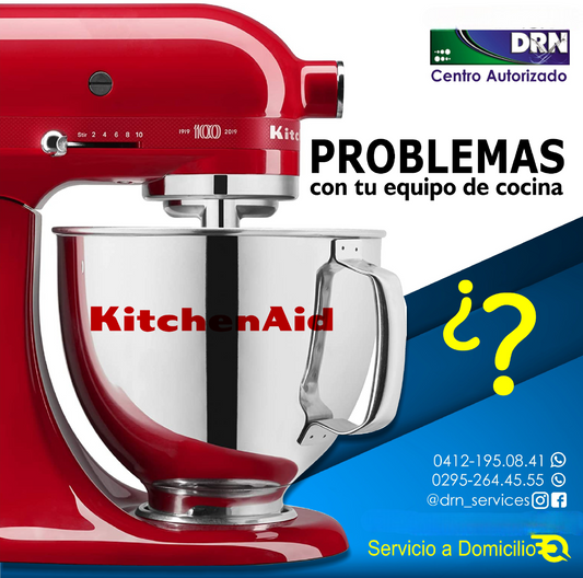 REPARACIÓN, MANTENIMIENTO Y REPUESTOS PARA BATIDORAS KITCHENAID