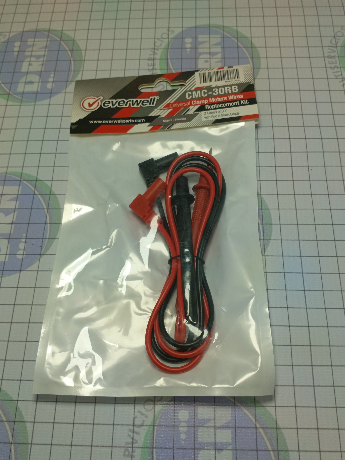 CABLES DE VOLTIAMPERIMETRO - (CMC-30RB) EVERWELL